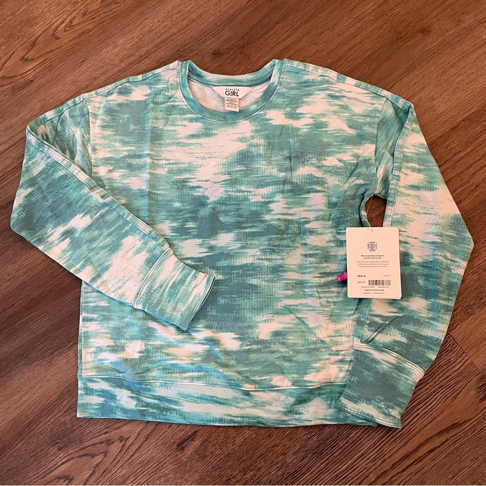 ATHLETA Girl Ride the Wave Sweatshirt M/8-10